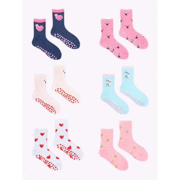 Носки с ABS (нескользящие ) SKA-0002 GIRL-носки, колготки, легинсы-bebis.lv