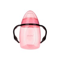 Krūze ar mīksto uzgali AKUKU A0429 pink