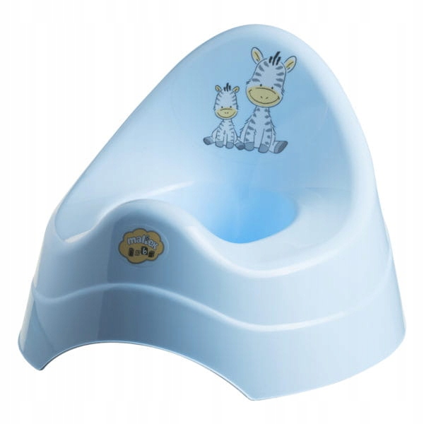 Детский горшок ZEBRA blue 09458-туалет ребёнка-bebis.lv
