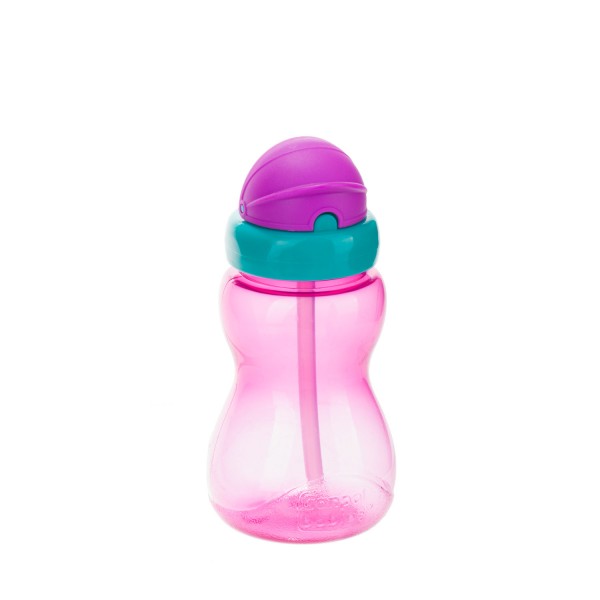 Бидон с соломинкой Canpol 56/109 pink-бутылочки и аксессуары-bebis.lv