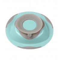 Plate with suction cup BabyOno 1062/01 MINT