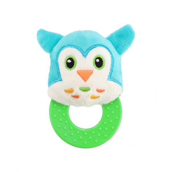 Rotaļlieta-zobgrauznis OWL BabyMix 48961-ROTAĻLIETAS-bebis.lv