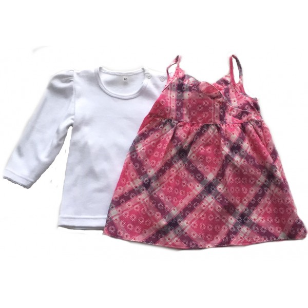 Blūze ar sarafānu MARGO 19002-finālā cena-Bērnu apģērbi-bebis.lv