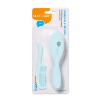 Расческа и щетка SUPER SOFT&ULTRATHIN BabyOno 569/04 blue