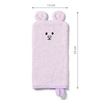 Dūrainis (cimdiņš) mazgāšanai BAMBOO BabyOno 787/01 violet