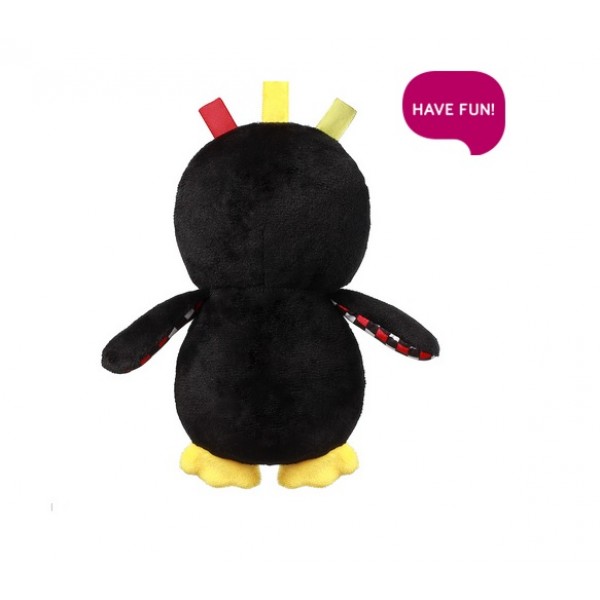 Mīksta rotaļlieta ar grabuli Pingvīns CONNOR  BabyOno 640-izpārdošana-ROTAĻLIETAS-bebis.lv