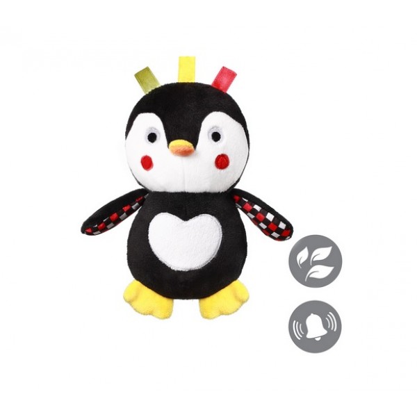 Игрушка Пингвин CONNOR (с погремушкой ) BabyOno 640-ИГРУШКИ-bebis.lv