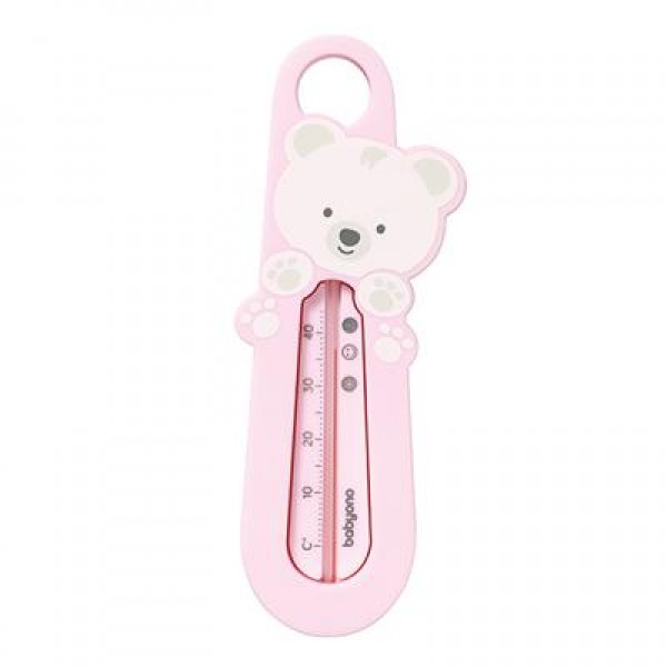 Термометр для воды BEAR  BabyOno 777/03 pink-Купание и плавание-bebis.lv