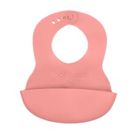 Слюнявчик силиконовый BabyOno 835/04 pink