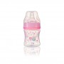 Бутылка с широким горлышком 120 ml  402/02 pink-бутылочки и аксессуары-bebis.lv
