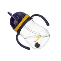 Бутылка с соломкой и отвесом Akuku A0165