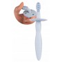 Силиконовая зубная щетка с ограничителем Canpol  51/500 blue-Средства по уходу-bebis.lv