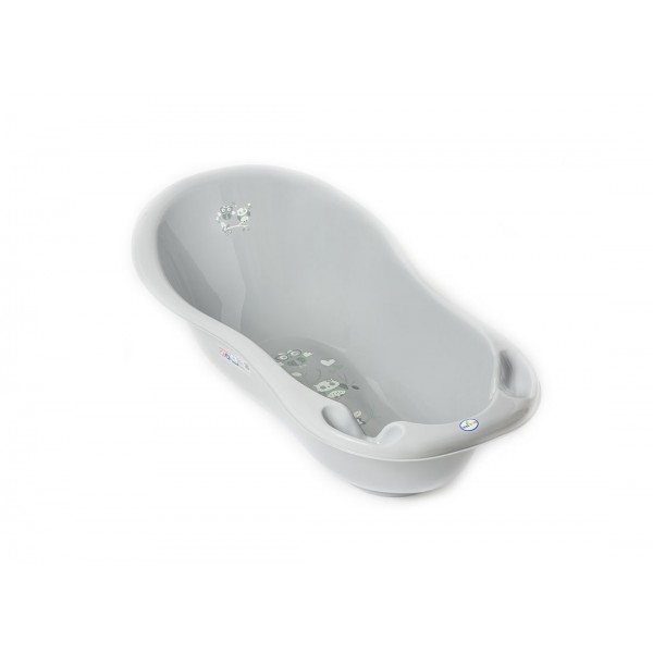 Vanna 86 cm ar korķi OWL grey TegaBaby SO-004OD-106-VANNOŠANA un PELDĒŠANA-bebis.lv