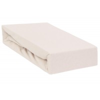 Palags ar gumiju JERSY BEIGE 120x60 