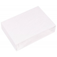 Palags frotē ar gumiju 120x60 cm WHITE (610)