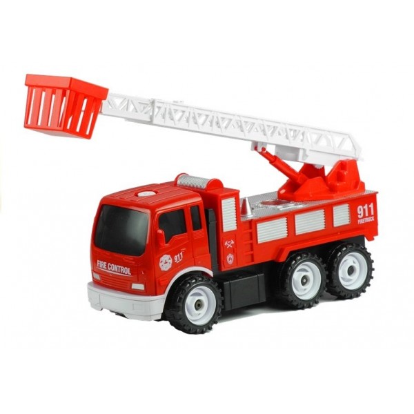Пожарная машина с лестницей и инструментами 66549-ИГРУШКИ-bebis.lv
