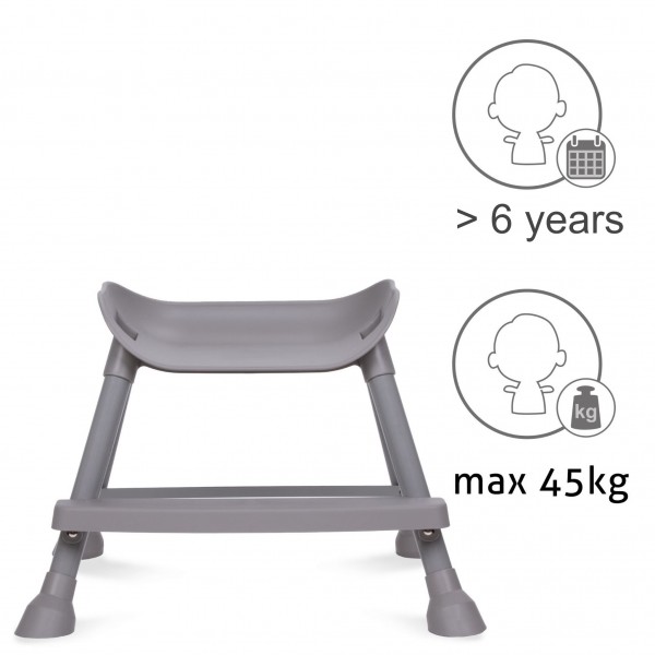Стульчик для кормления EATAN grey  4-in-1 Kidwell-Детская мебель-bebis.lv