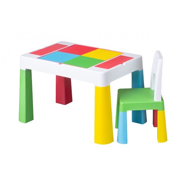 Столик и стульчик MULTIFUN multikolor MF-001-Детская мебель-bebis.lv
