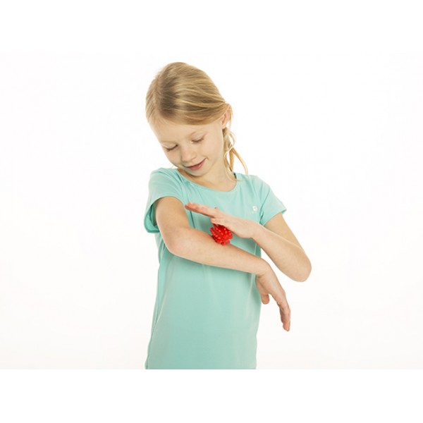 Masāžas rullītis-pupiņa FIZJO 7,4 cm  yellow  (875)-Rotaļlietas-bebis.lv