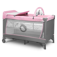 Складная кроватка  FLOWER flamingo Lionelo