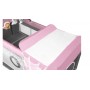Складная кроватка  FLOWER flamingo Lionelo-Детская мебель-bebis.lv