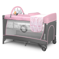 Ceļojumu gulta FLOWER flamingo Lionelo