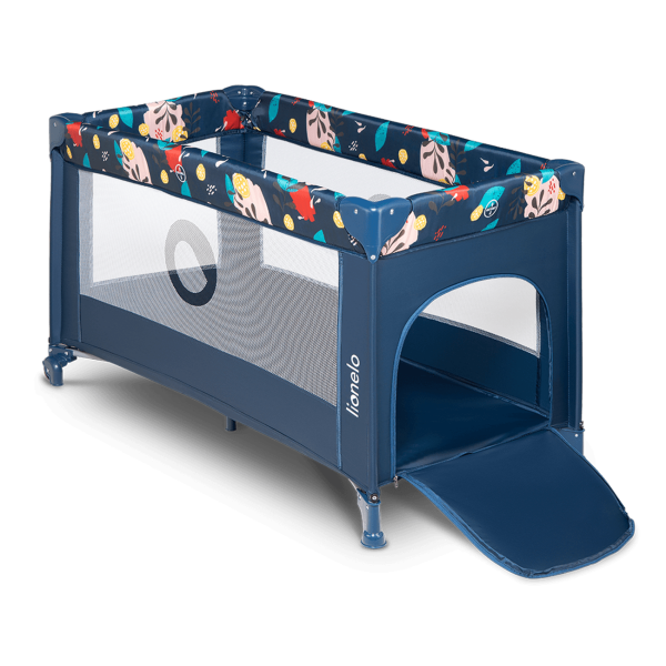 Saliekamā gulta STEFI blue navy-Bērnu mēbeles-bebis.lv