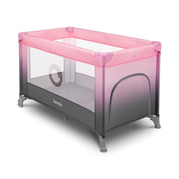 Складная кровать STEFI pink ombre Lionelo-Детская мебель-bebis.lv