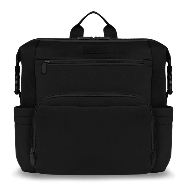 Рюкзак (сумка для коляски) CUBE black carbon Lionelo-КОЛЯСКИ И ПРИНАДЛЕЖНОСТИ-bebis.lv