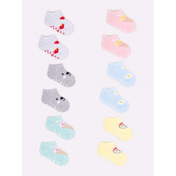 Носки SNEAKERS (короткие) с рисунком SKS-0008 GIRL-носки, колготки, легинсы-bebis.lv