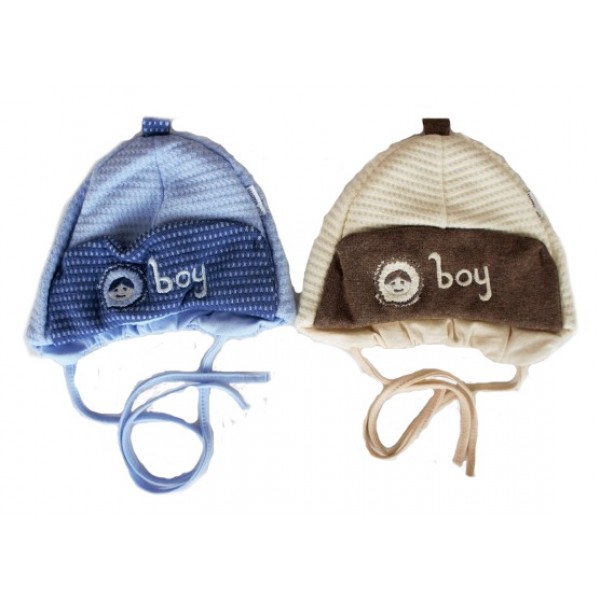 Cepure BOY 46,48 cm Iltom-0310 (divslāņu)-Bērnu apģērbi-bebis.lv