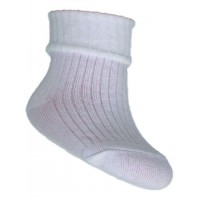 Zeķes baltas ar atloku SKA-0009 3-9 mēn.