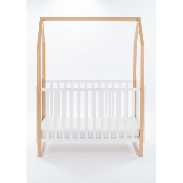 Кровать-домик LITTLE HOUSE (с дополнительным бортиком)-Детская мебель-bebis.lv