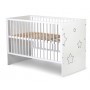 Кровать TINO STARS белая (white)-Детская мебель-bebis.lv
