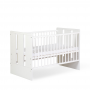 Кровать PAULA white-Детская мебель-bebis.lv