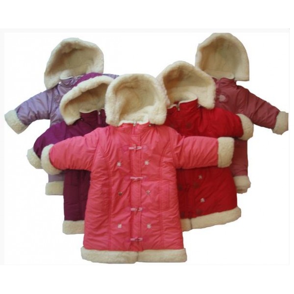Пальто с подкладкой из овечьей шерсти 116 см-Детская одежда-bebis.lv