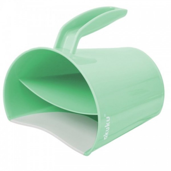 Krūze galvas mazgāšanai AKUKU A0430 white/turquoise-VANNOŠANA un PELDĒŠANA-bebis.lv