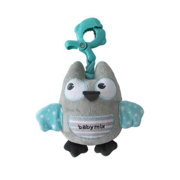 Музыкальная игрушка OWL mint BabyMix 42592-ИГРУШКИ-bebis.lv