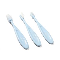 Комплект зубных щеточек  3-СТУПЕНИ BabyOno 550/02 blue