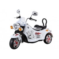 Motocikls ar blakusvāģi SX138 white (6446)