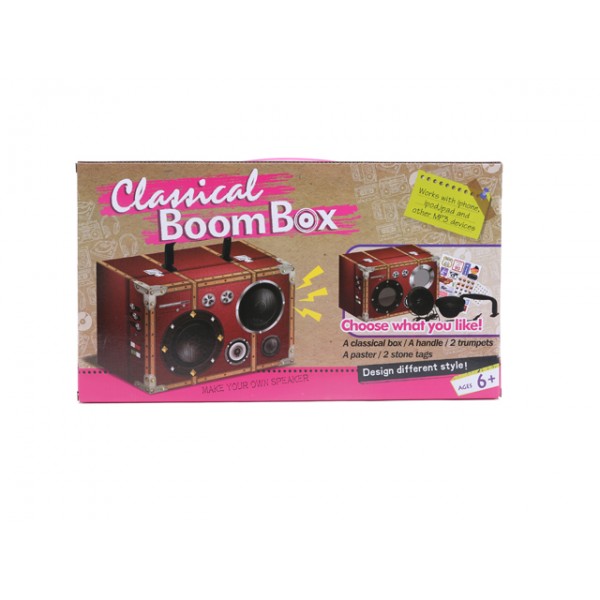 Izveido savu BOOMBOX skaļruni! (7100668) -izpārdošana-ROTAĻLIETAS-bebis.lv