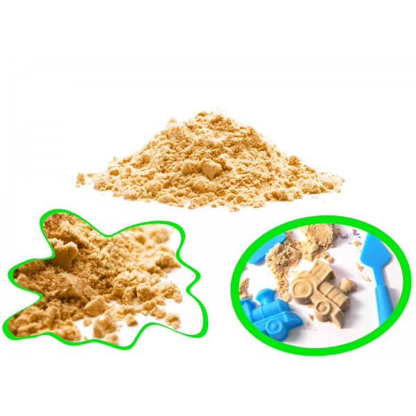 Kinētiskās smiltis 1 kg BEIGE 9568/5 Kinētiskās smiltis 1 kg BEIGE 9568/5-Rotaļlietas-bebis.lv