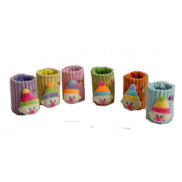 Плюшевый стакан для карандашей КЛОУН 11 cm K0765-Игрушки-bebis.lv