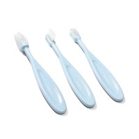 Zobu birstīšu komplekts "3 pakāpes"  BabyOno 550/02 blue