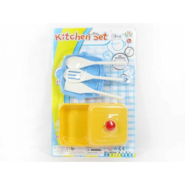 Кухонный комплект 6 эл. 35х23 см CA042267-ИГРУШКИ-bebis.lv