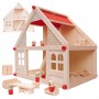 Кукольный домик-деревянная вилла 40 см 6486/1-ИГРУШКИ-bebis.lv