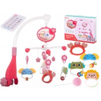 Karuselis muzikālais ar projektoru STARS pink KX5469/1