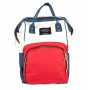 Рюкзак/сумка для коляски 3in1 RED/WHITE 6810/3-КОЛЯСКИ И ПРИНАДЛЕЖНОСТИ-bebis.lv