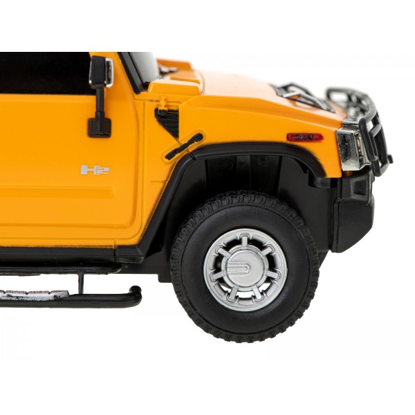 Машина с пультом HUMMER H2 yellow 1:24 (9422/3)-ИГРУШКИ-bebis.lv