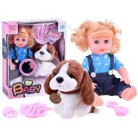 Кукла с собачкой ZA3854